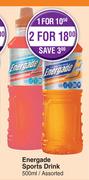 Energade Sports Drink Assorted-For 2 x 500ml
