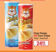 Chipi Potato Or Corn Chips Assorted-160g