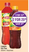 Lipton Ice Tea Assorted-500ml Each