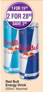 Red Bull Energy Drink Assorted-For 2 x 250ml