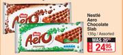 Nestle Aero Chocolate Slab Assorted-135g Each