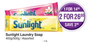 Sunlight Laundry Soap Assorted-400g/ 500g Each