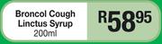 Broncol Cough Linctus Syrup-200ml