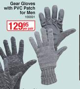 Gear Gloves With PVC Patch For Men-Per Pair