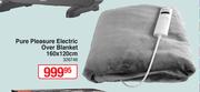 Pure Pleasure Electric Over Blanket 160 x 120cm
