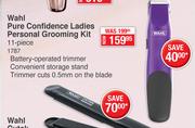 Wahl Pure Confidence Ladies Personal Grooming Kit 11 Piece