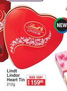 Lindt Lindor Heart Tin-212g 