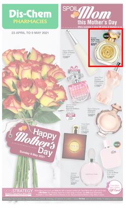 Dis-Chem : Happy Mother's Day (23 April - 9 May 2021), page 1