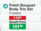 Nature's Nourishment Fresh Bouquet Body Trio Set (3 Piece)