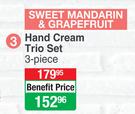 Baylis & Harding Sweet Madarin & Grapefruit Hand Cream Trio Set (3 Piece)