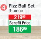 Baylis & Harding Sweet Madarin & Grapefruit Fizz Ball Set (3 Piece)