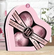 Baylis & Harding Jojoba, Vanilla & Almond Foil Heart Bath Fizzers (3 Piece)