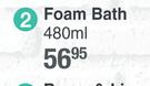 Nature's Edition Eucalyptus & Peppermint Foam Bath-480ml