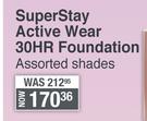 Maybelline Super Stay Active Wear 30 HR Foundation (Assorted Shades)