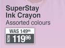 Maybelline Super Stay Ink Crayon (Assorted Colours)