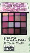 L.A.Girl Break Free Eyeshadow Palette 16 Colours Assorted