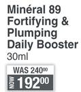 Vichy Mineral 89 Fortifying & Plumping Daily Booster-30ml
