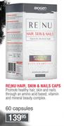 Biogen Renu Hair, Skin & Nails Caps 60 Capsules