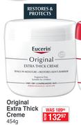 Eucerin Original Extra Thick Creme-454g