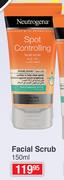 Neutrogena Spot Controlling Facial Scrub-150ml