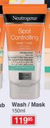 Neutrogena Spot Controlling Wash/Mask-150ml