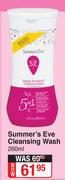 Summer's Eve Cleansing Wash-260ml