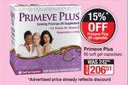Primeve Plus 90 Soft Gel Capsules