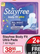 Stayfree Body Fit Ultra Pads (7 All Night)-Per Pack