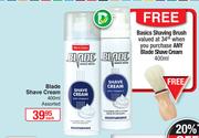 Blade Shave Cream Assorted-400ml Each