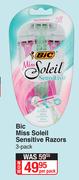 BIC Miss Soleil Sensitive Razors-3 Pack Per Pack