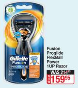 Gillette Fusion Proglide Flexball Power 1UP Razor