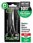 Basics Man Beard Trimming Scissor