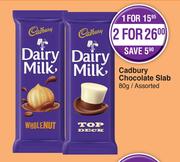 Cadbury Chocolate Slab Assorted-For 2 x 80g