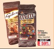 Galaxy Or M&M's Cookies Assorted-180g Each