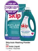 Skip Auto Washing Powder 2kg Or Auto Liquid 1.5Ltr Assorted-For 2