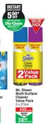 Mr. Sheen Multi-Surface Cleaner Value Pack-2 x 275ml Per Pack