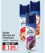 Glade Secrets Air Freshener Assorted-180ml Each