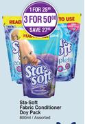 Sta-Soft Fabric Conditioner Doy Pack Assorted-For 1 x 800ml 