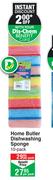 Home Butler Dishwashing Sponge-10's Per Pack