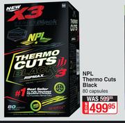 NPL Thermo Cuts Black-80 Capsules 