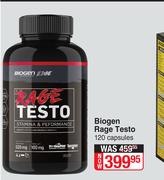 Biogen Rage Testo-120 Capsules