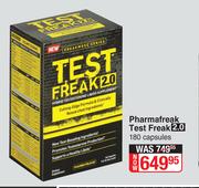 Pharmafreak Test Freak 2.0-180 Capsules
