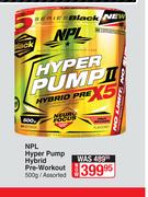 NPL Hyper Pump Hybrid Pre Workout Assorted-500g