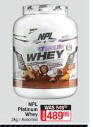 NPL Platinum Whey Assorted-2kg
