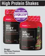 Biogen Iso-Whey Premium Assorted-For 2 x 750g