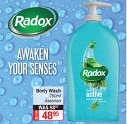 Radox Body Wash Assorted-750ml 