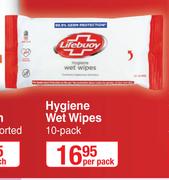 Lifebuoy Hygiene Wet Wipes 10 Pack-Per Pack