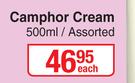 Ingram's Camphor Cream Assorted-500ml Each