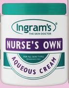 Ingram's Nurse's Own Aqueous Cream-525ml Each