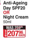 Neutrogena Cellular Boost Anti Ageing Day SPF20 Or Night Cream-50ml Each